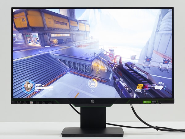 HP 25x ゲーミングディスプレイ レビュー：2万円台で144Hz & G-SYNC