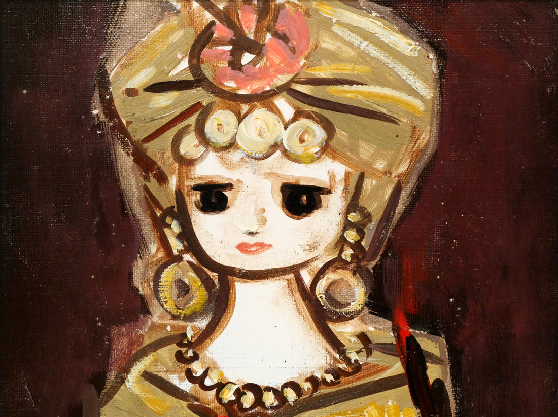 油絵 絵 絵画 インテリア F4-052113 人物 女性像 油絵 絵 絵画