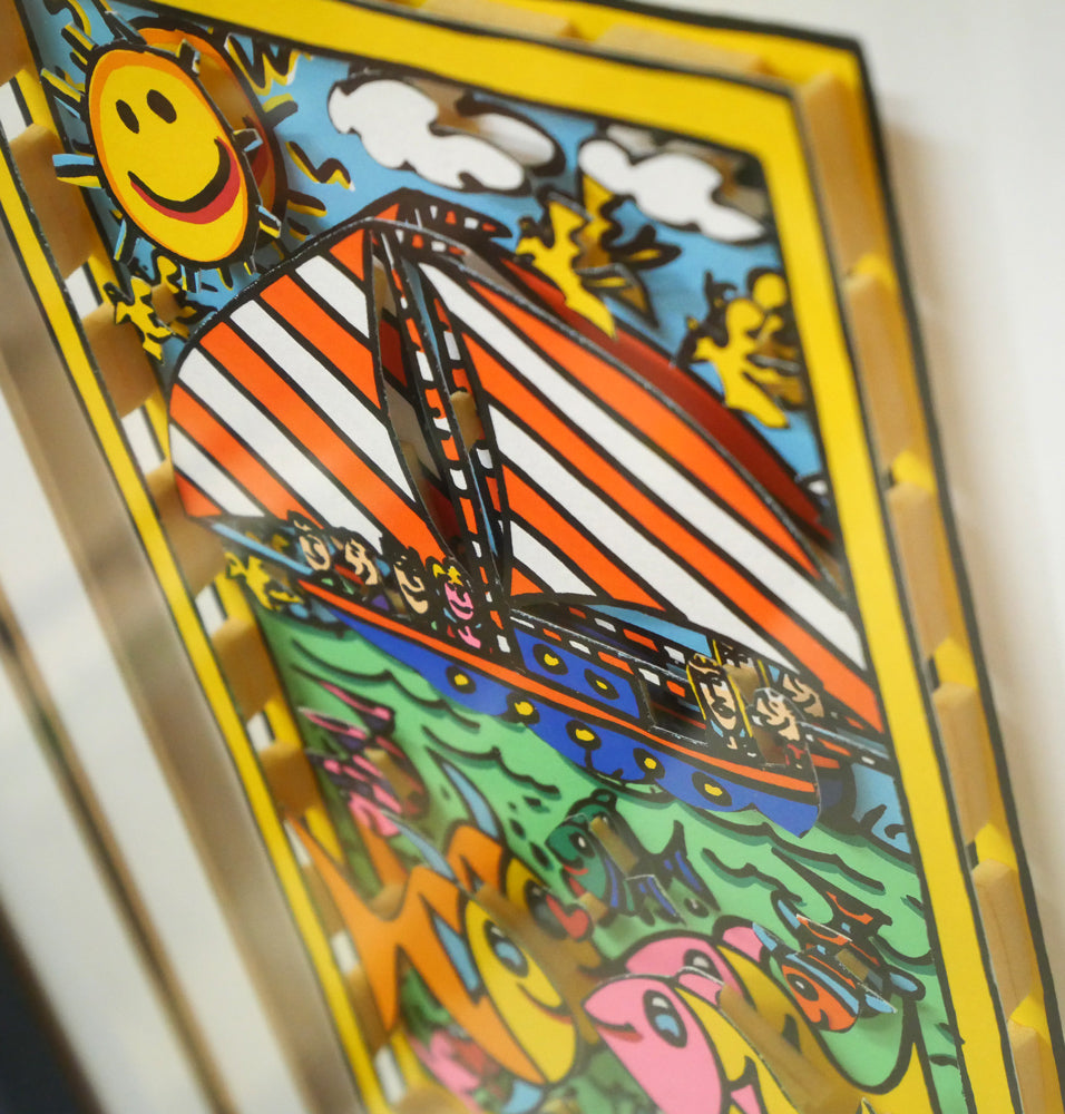 ジェームス・リジィ（JAMES RIZZI）「SMOOTH SAILING」3Dシルク