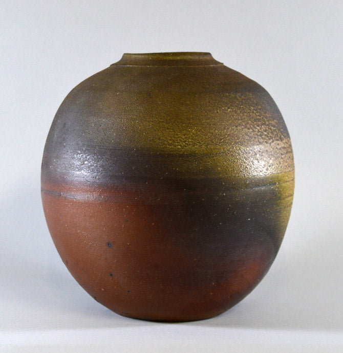 藤原雄「備前壺」共箱 絵画買取・販売の小竹美術