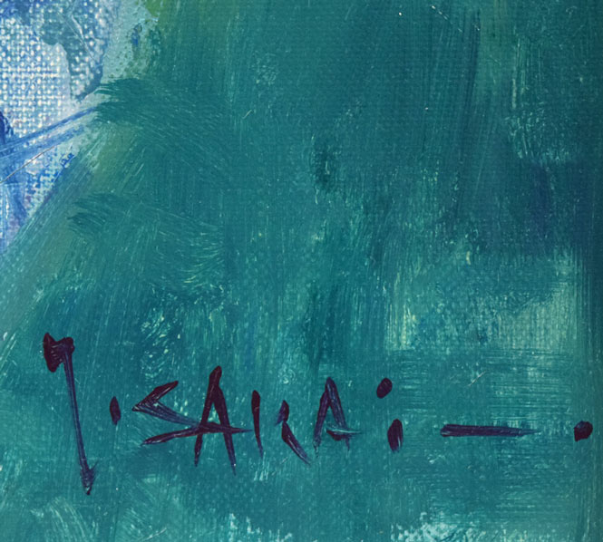 洋画家 冬野健二郎 F12号 油彩画バラ 真作 美術年鑑 世界芸術家辞典