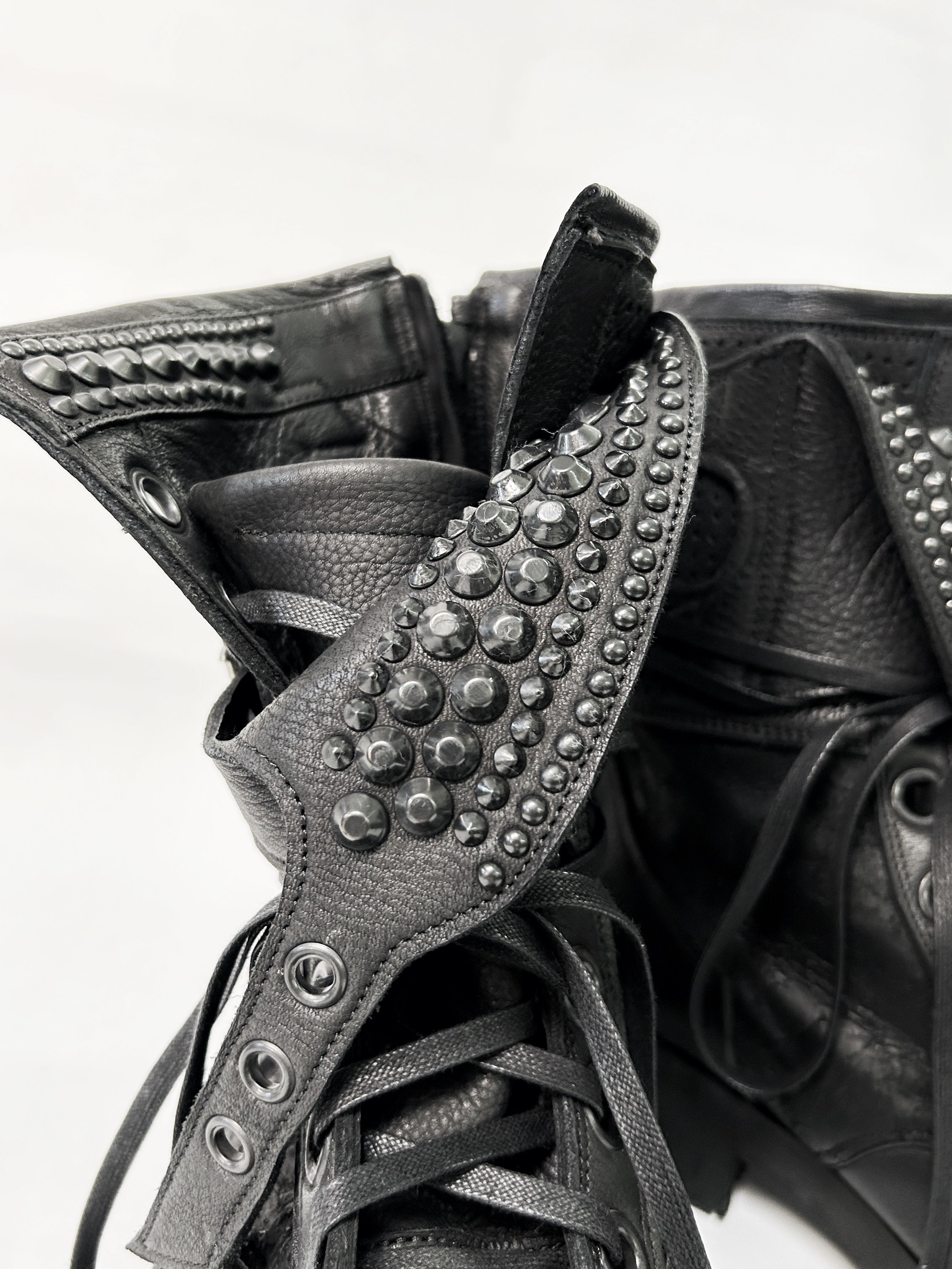 KMRii ケムリ Chrome Boots 11 クロム ブーツ レザー スタッズ メンズ