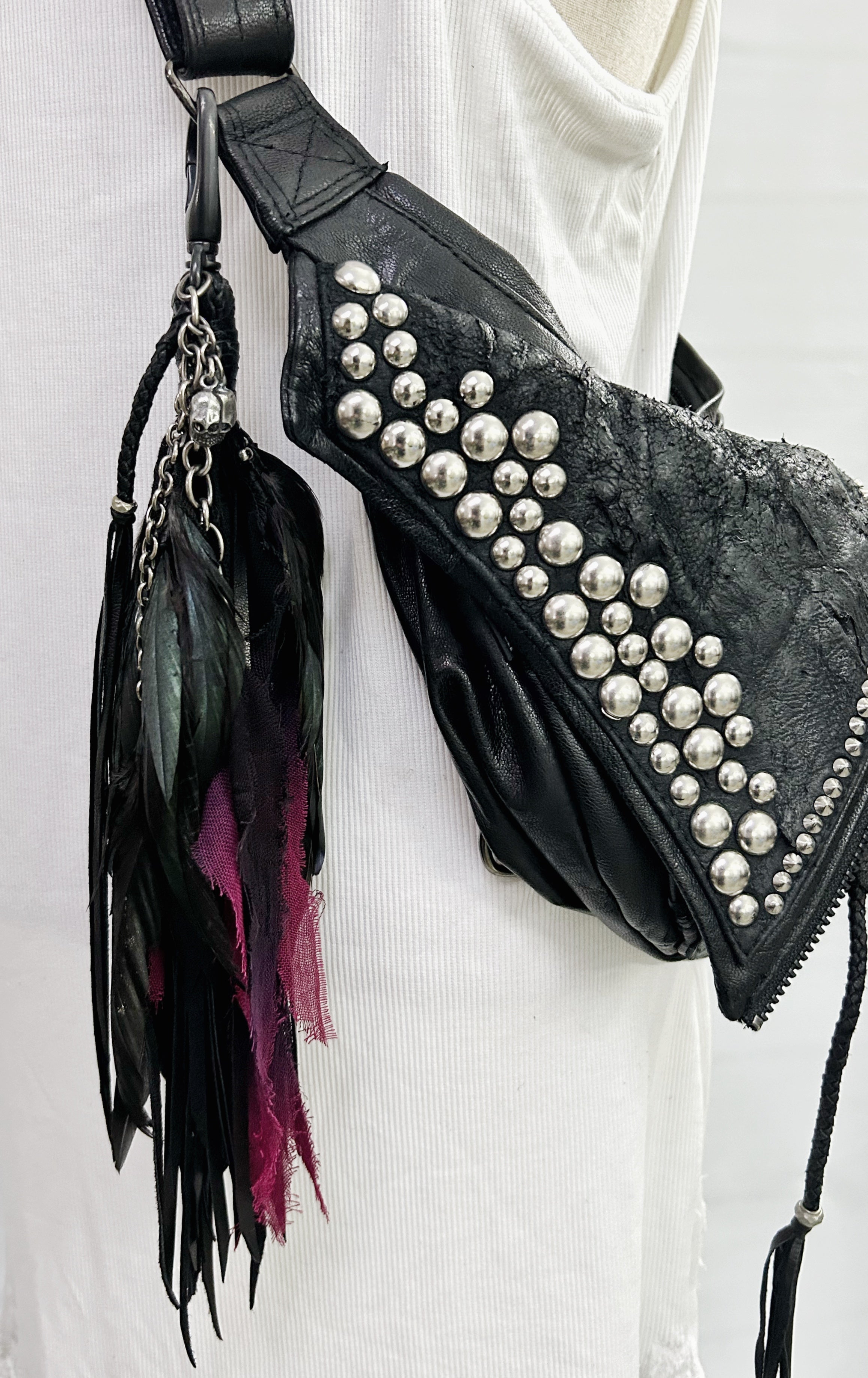 Feather Hook フェザー フック レザー 小物 ストラップ アクセサリー