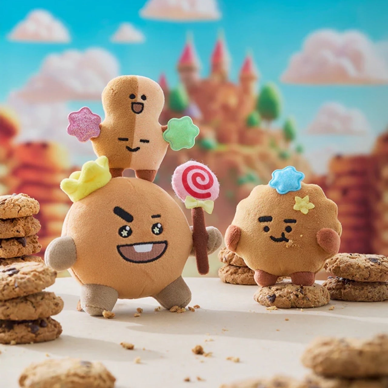 BT21 Official SHOOKY THE KING Plush SET – K-STAR