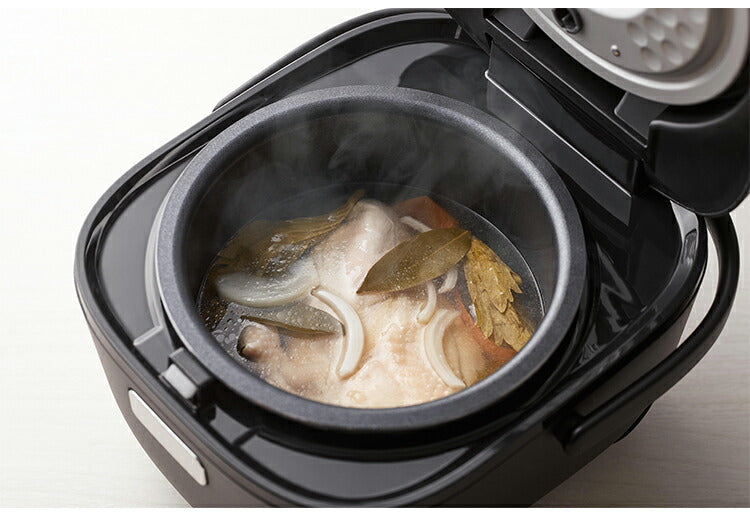 タイガー マイコンジャー炊飯器 3合 JBS-B055KL メタルブラック