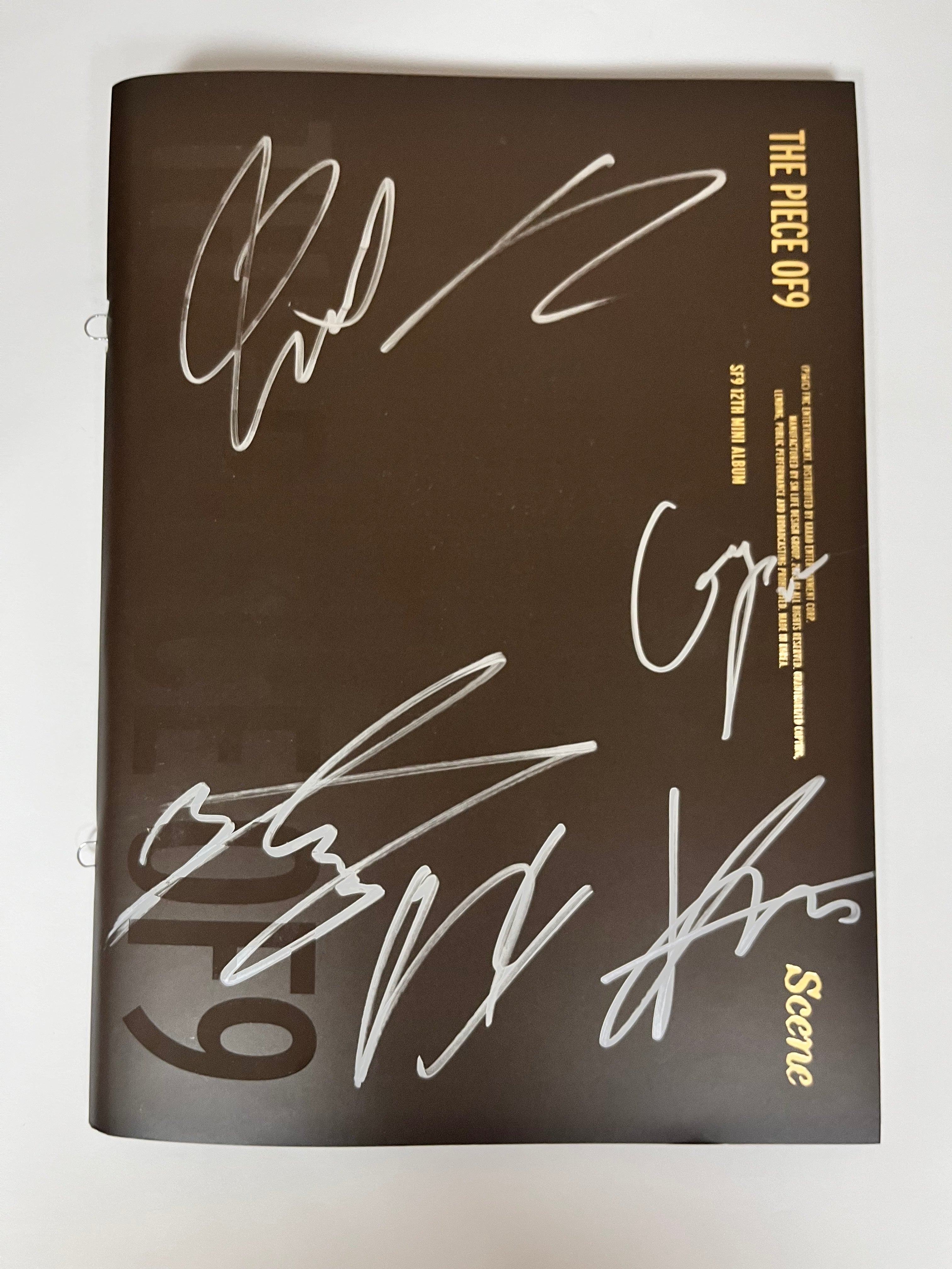 SF9 - 12TH MINI ALBUM [THE PIECE OF9] AUTOGRAPHED ALBUM – KPOP