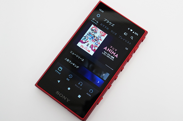 高音質設計の小さなスマホのようなウォークマン「NW-A100シリーズ