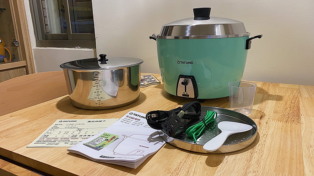 家電開箱】大同10人份不鏽鋼電鍋TAC-10L-DTG┃操作直觀又容易上手的