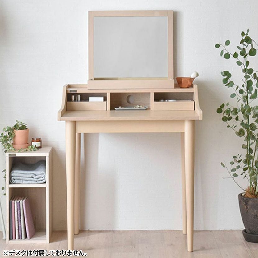 幅60cm ドレッサー 椅子付き 角タイプ ベロア調 大理石調 収納