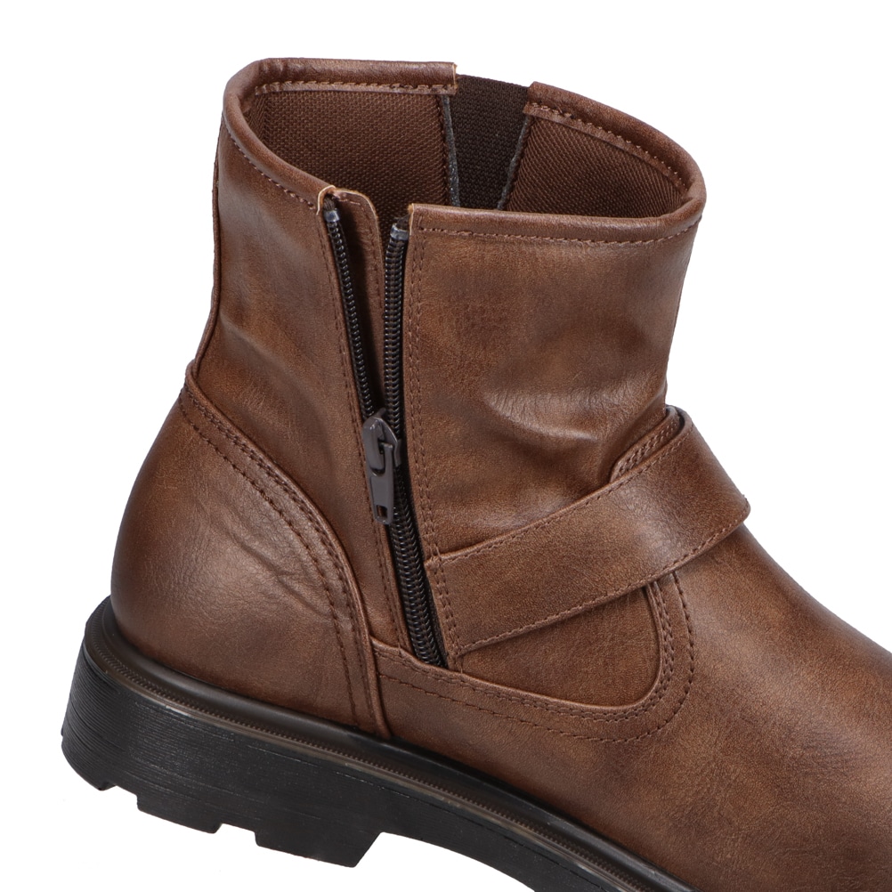 TEXACO テキサコ 防水防滑エンジニアブーツ メンズ ダークブラウン