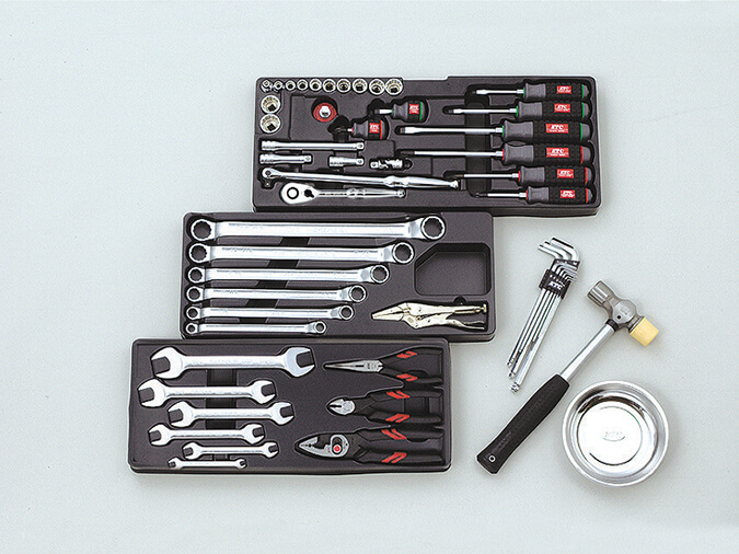 工具セット（チェストタイプ）インチサイズ［54点］ | KTCツール