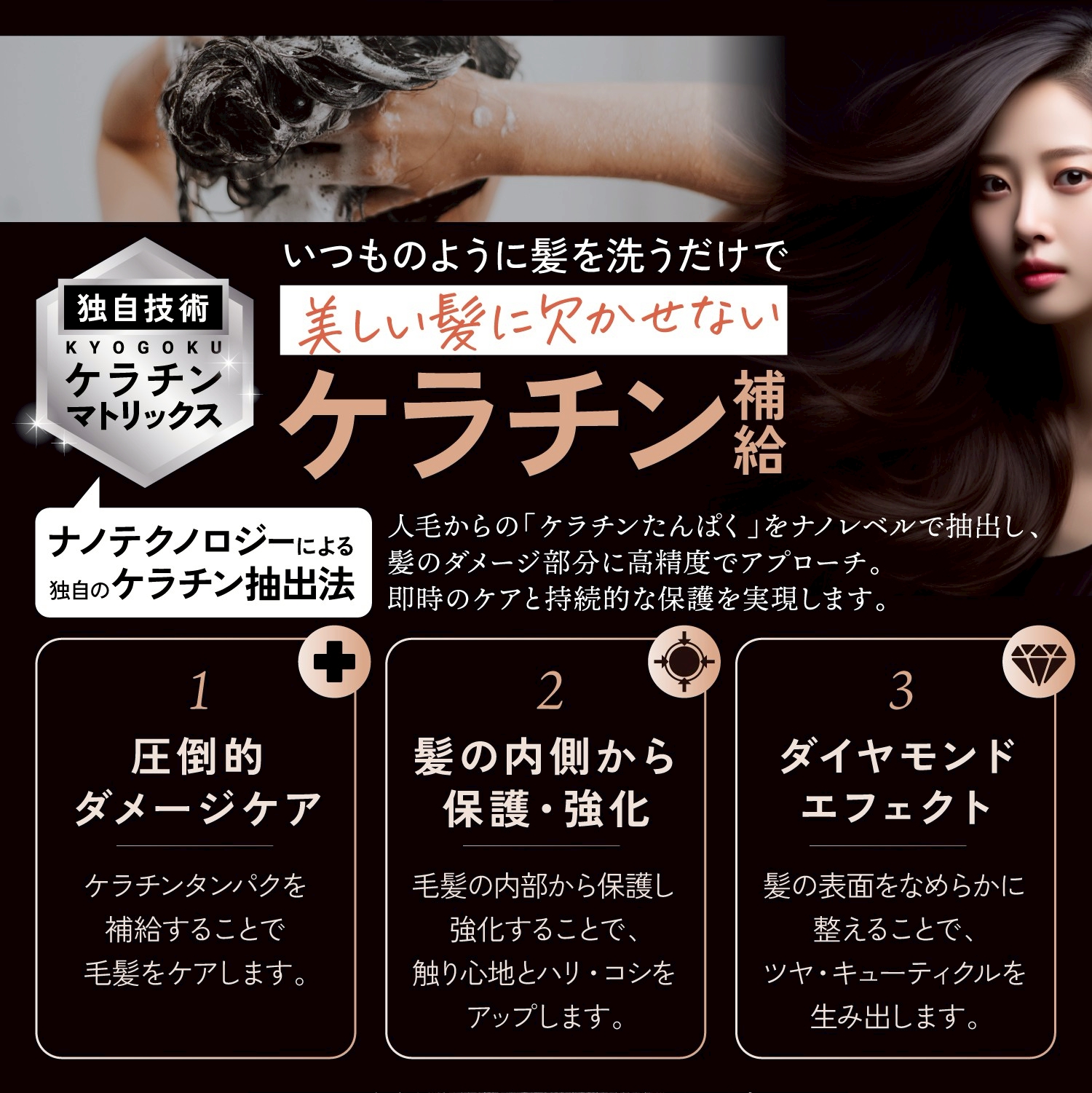 Kyogoku Professional / KYOGOKU ケラチンブースト＋トリートメント 3g