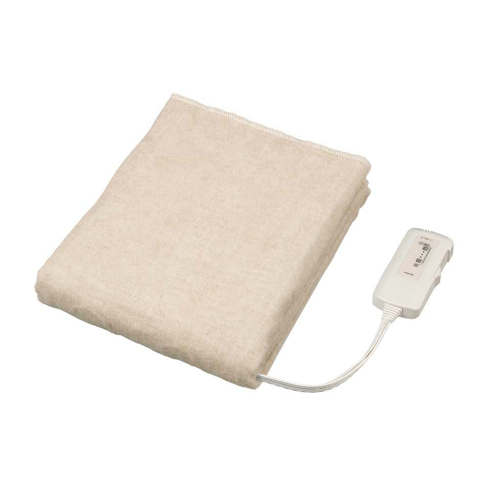 電気毛布（掛け敷き）電磁波カット188x120cmKDK-75256D | コイズミ