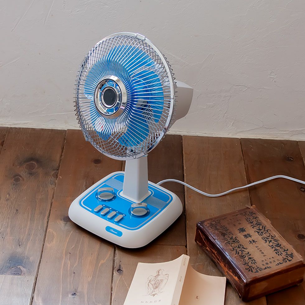 レトロデザインミニ扇風機ツインつまみKLF-2056 | コイズミオンライン