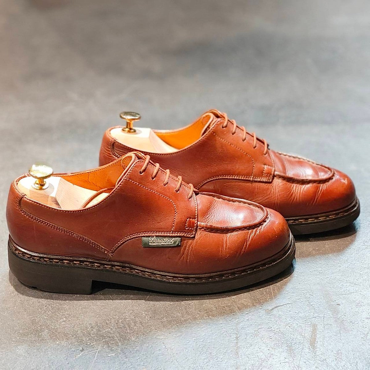 デカタグ【Paraboot】パラブーツ シャンボード Uチップ カーフ
