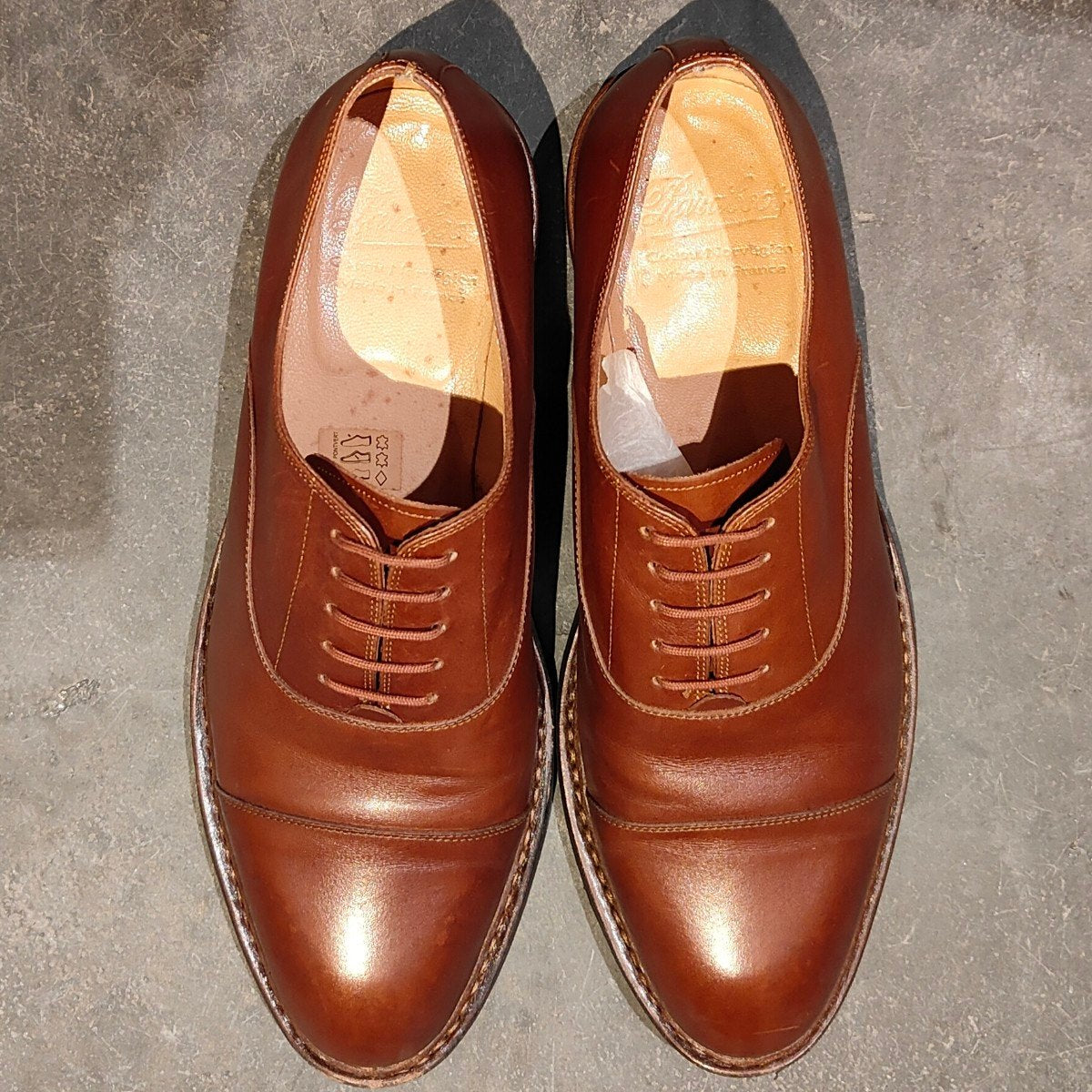 Paraboot】パラブーツ モンターニュ ストレートチップ ブラウン サイズ