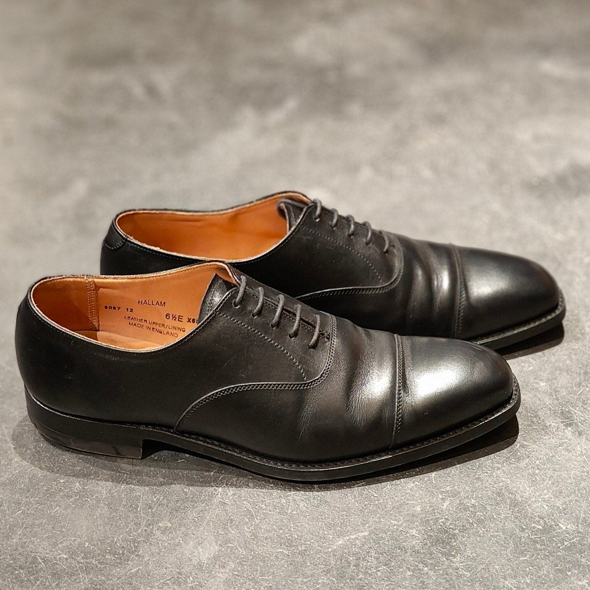 極美品 【CROCKETT & JONES】クロケット&ジョーンズ ハラム ストレート
