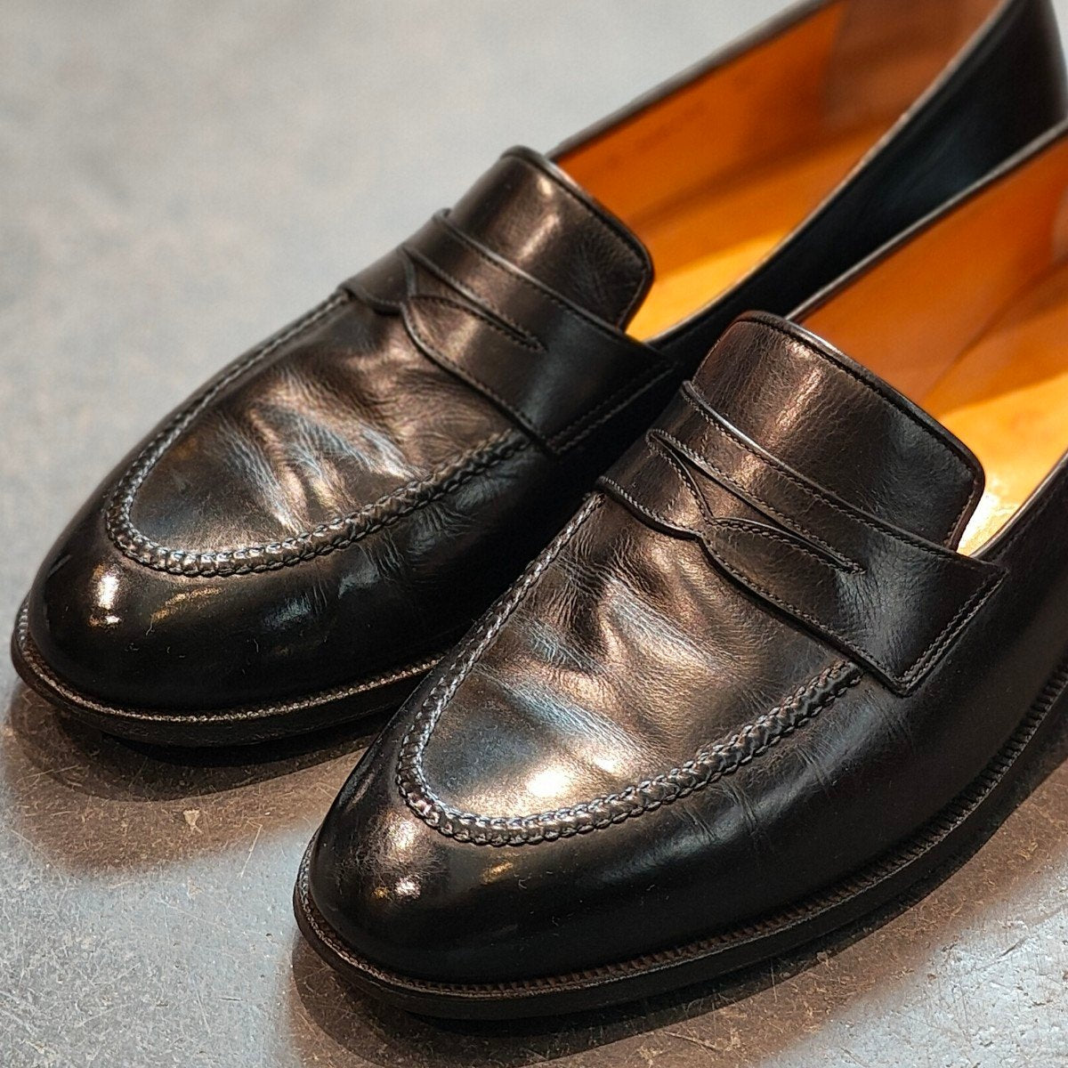 希少 【TANINO CRISCI】タニノクリスチー ローファー カーフ ブラック