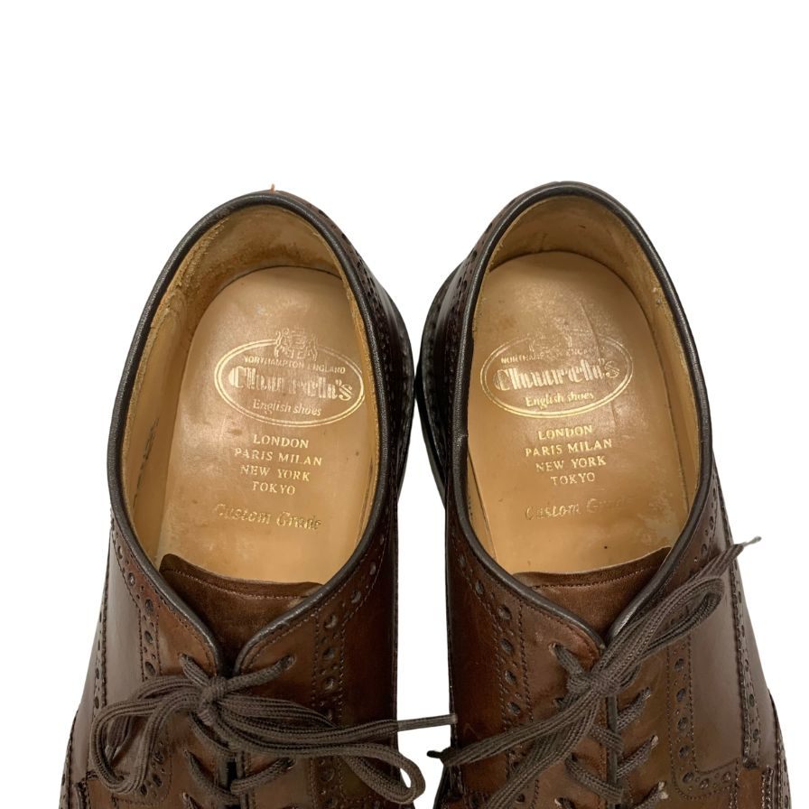 Church's】チャーチ 5都市 グラフトン ウイングチップ カーフ ブラウン