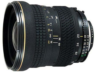 Объектив Tokina AT-X 235 AF PRO 20-35 mm f/ 2.8 Характеристики