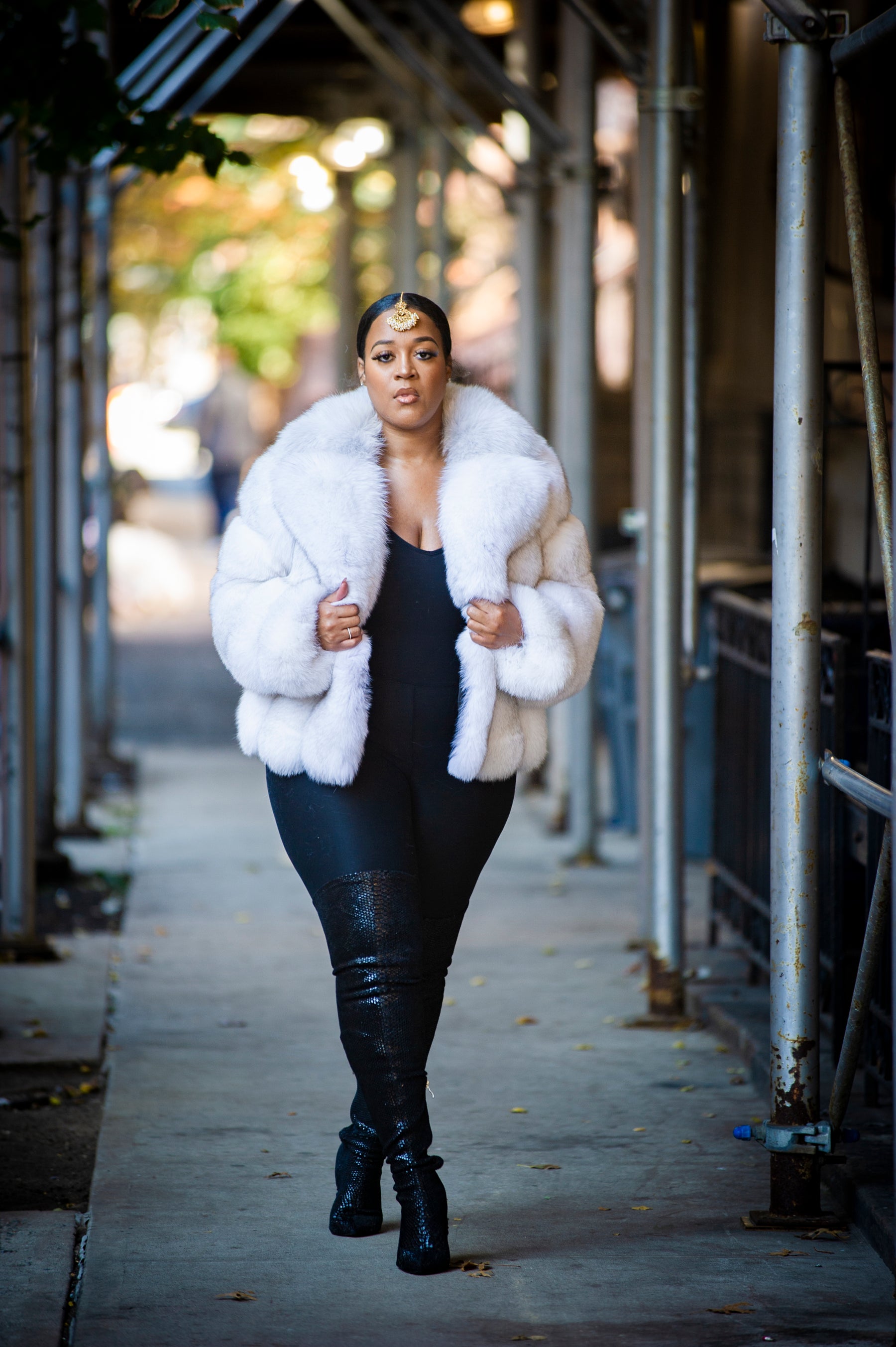 高級感✨LAZO ラムレザージャケット フォックスファー 2way ホワイト