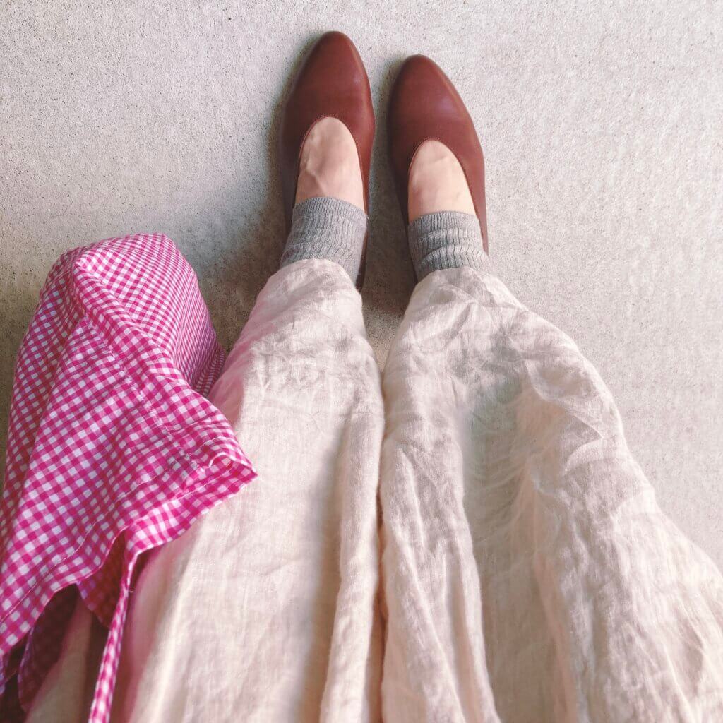 stilmoda】ブラウンのフラットシューズ | LEE