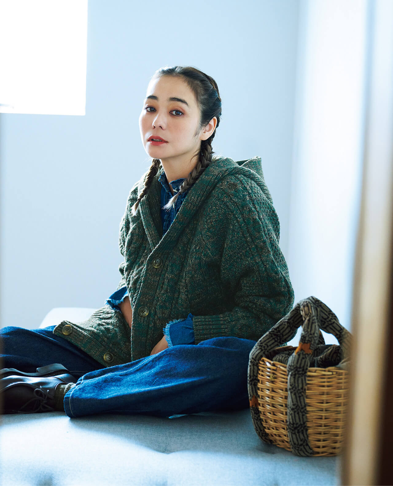 LEE限定】「竹下玲奈さん×フリークス ストア」コラボのケーブルニット