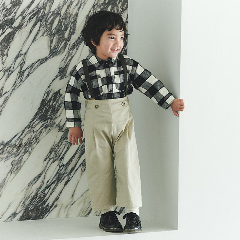 MARLMARL（マールマール） slacks スラックス サスペンダー付パンツ