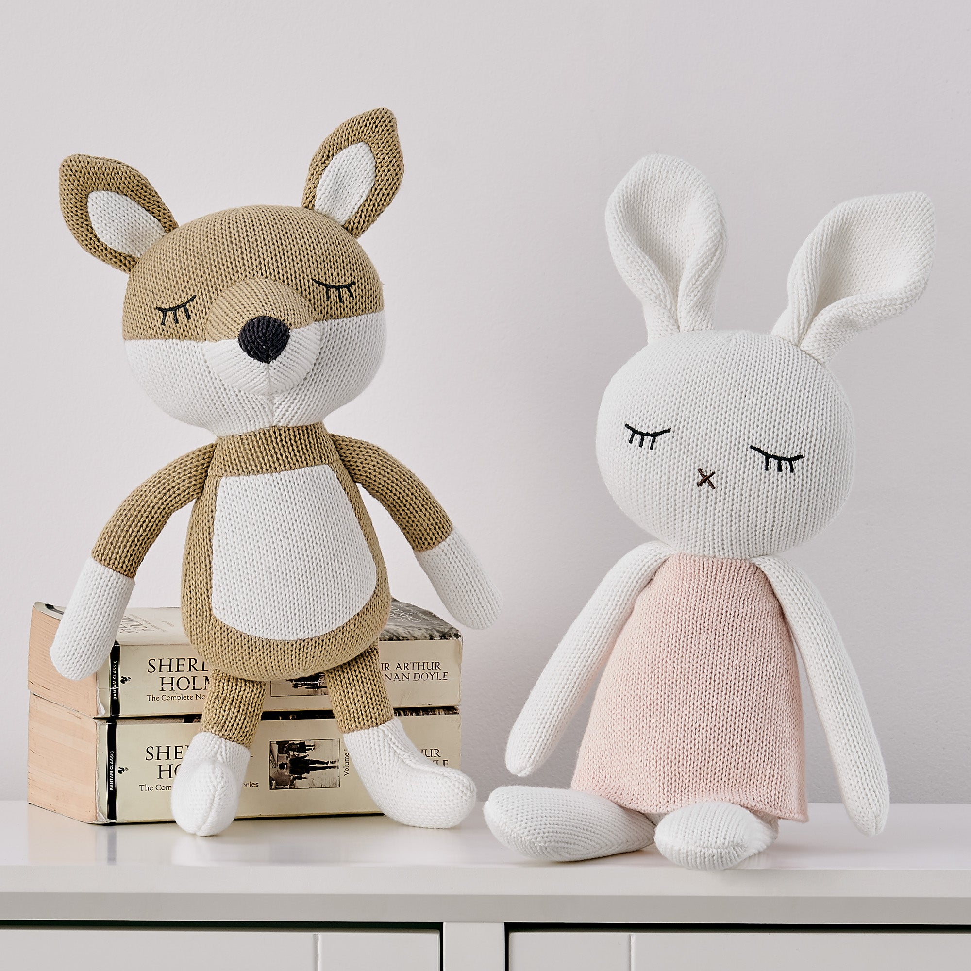 Levtex Baby Mills Waffle Pink Bunny Plush - Polyester – Levtex Home