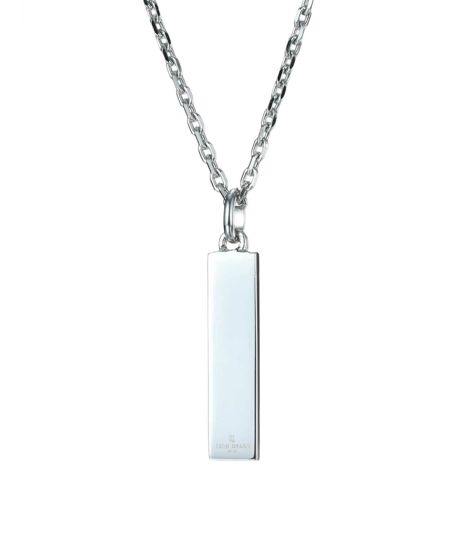 限定展開】“SAND”プレートネックレス（シルバー）/サージカル