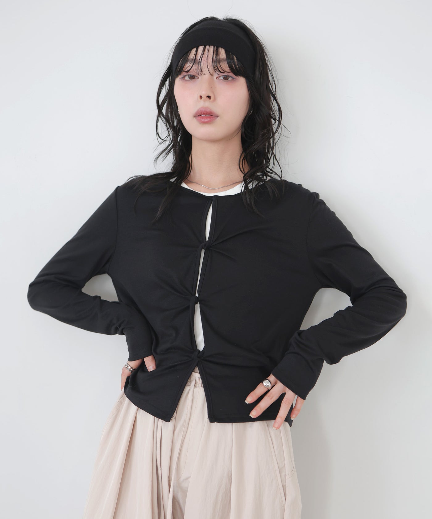 2WAYクロスデザインプルオーバー – LIAN