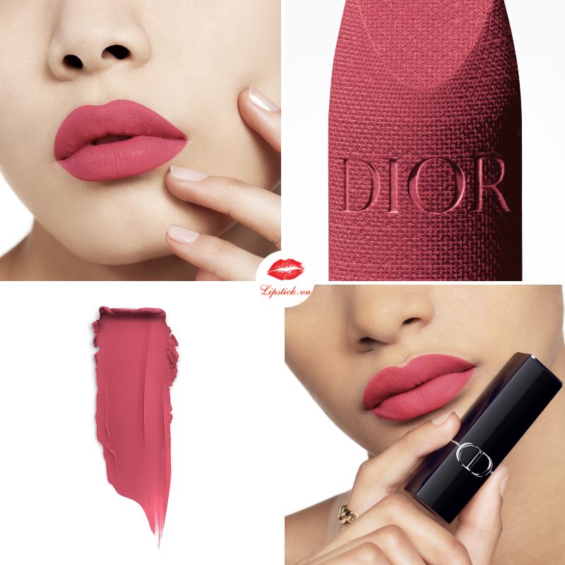 Son Dior Màu 581 Virevolte - Hồng Đào Velvet Finish MỚI NHẤT