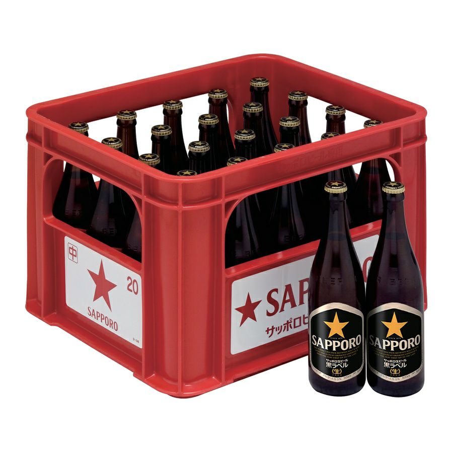 サッポロ 黒ラベル 500ml中瓶 20本入/ケース | お酒の総合専門店
