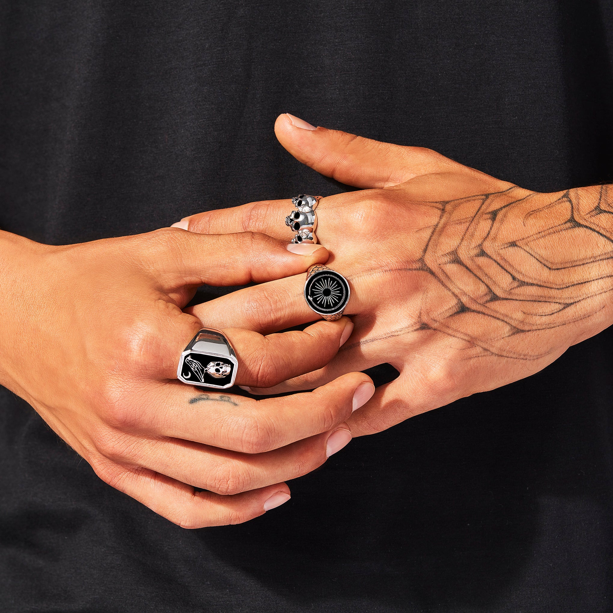 Little Rooms Ouroboros Signet Ring