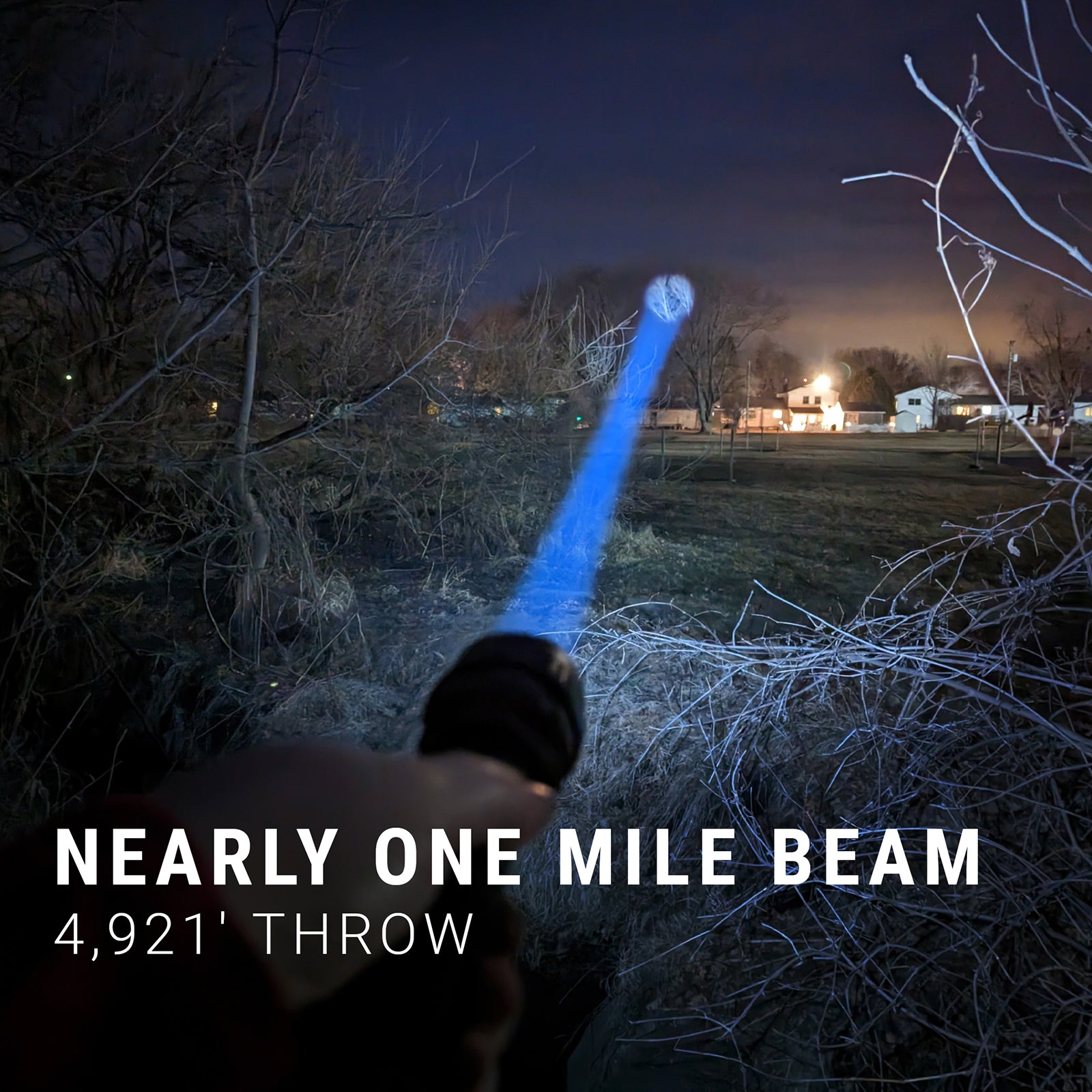 Kodiak® Nearly 1 Mile Beam Tactical Flashlight - LitezAll