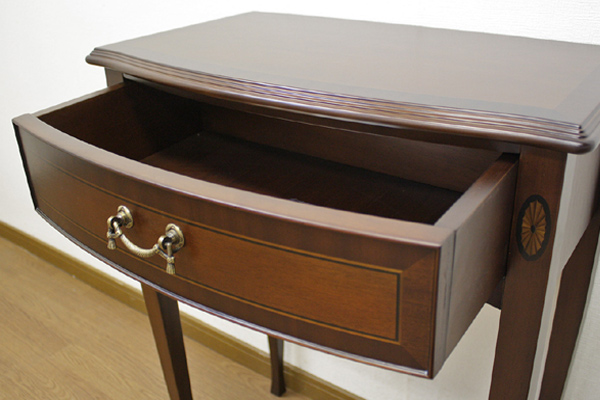 コンソールテーブル 引出し付 クラシック調 猫脚 Venezia 幅60cm （ 開