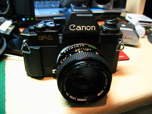 キヤノン New F-1のレストア : カメラと写真が大好きな毎日 + バイク