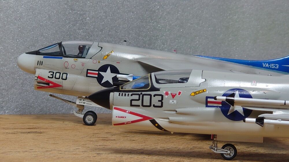 プラモデル】ハセガワ 1/72 F-8E クルセイダー(VF-162ハンターズ) 完成