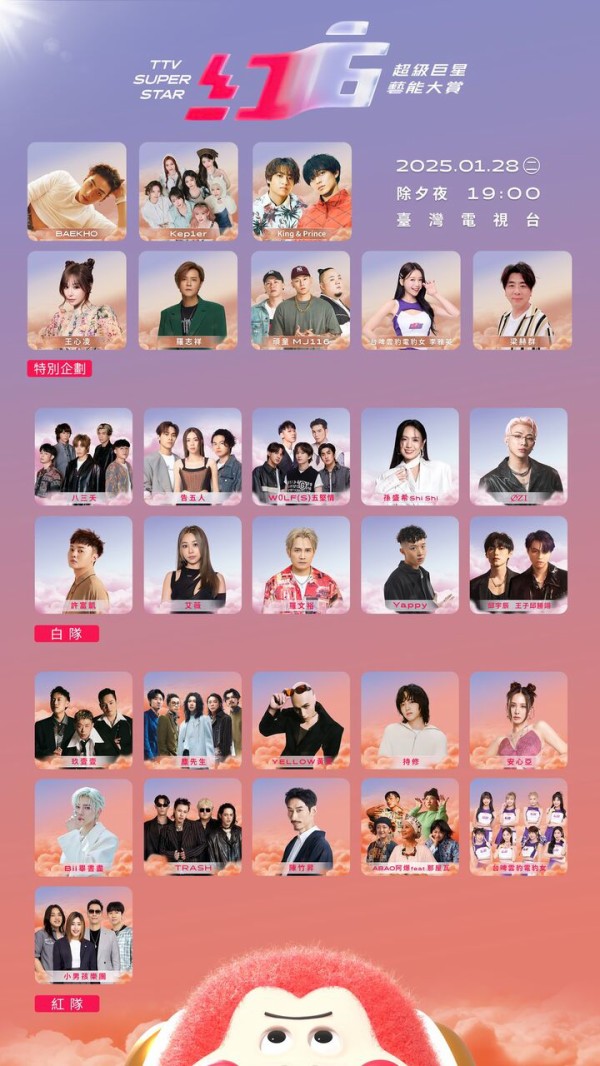 2025超級巨星紅白藝能大賞》を見ました : C-POP♪大好き