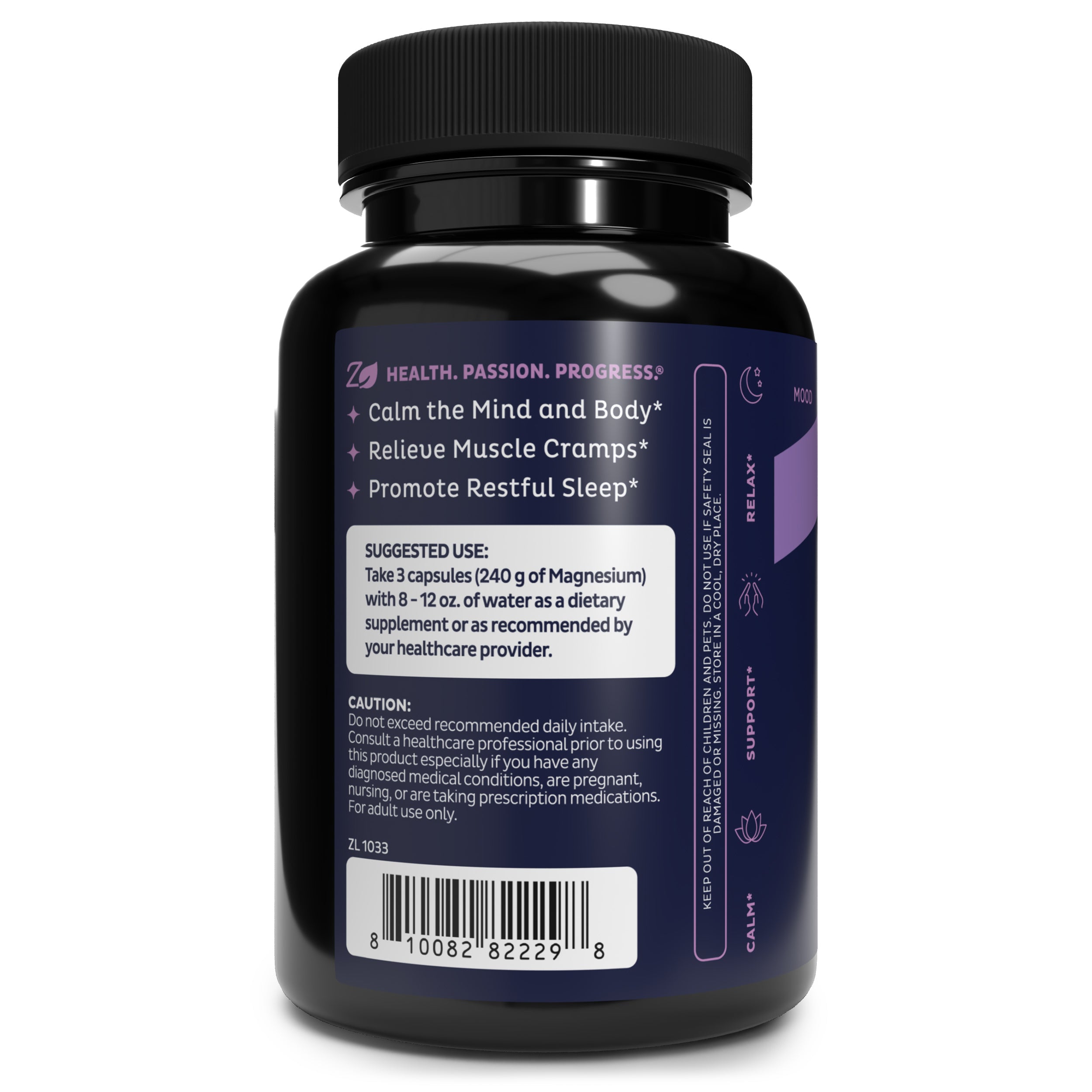 Zeal Premium Chelated Magnesium Glycinate (240mg | 135 Capsules)