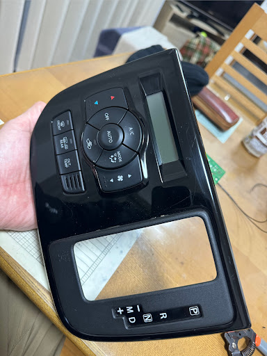 DA17Wエブリイ 限定一点 液晶反転レインボー エアコンスイッチパネル