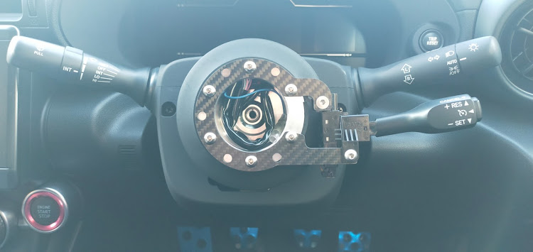 BRZのDIY・ステアリング・クルーズコントロール・Jusby・移設キット