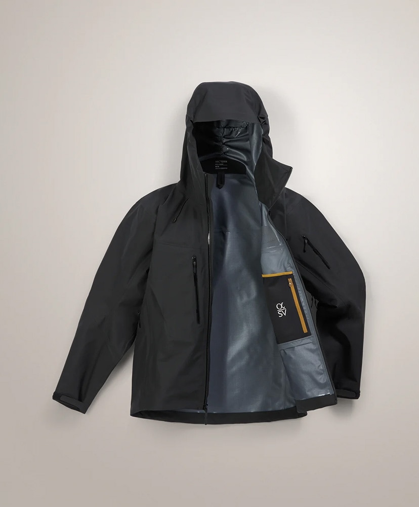 Alpha SV Jacket Men's(L(MEN) 24K Black/24Kブラック): ARC'TERYX