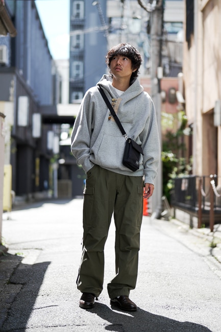 KOLOR BEACON [ カラービーコン ] 24AW マルチボタンフロント裏毛パーカー