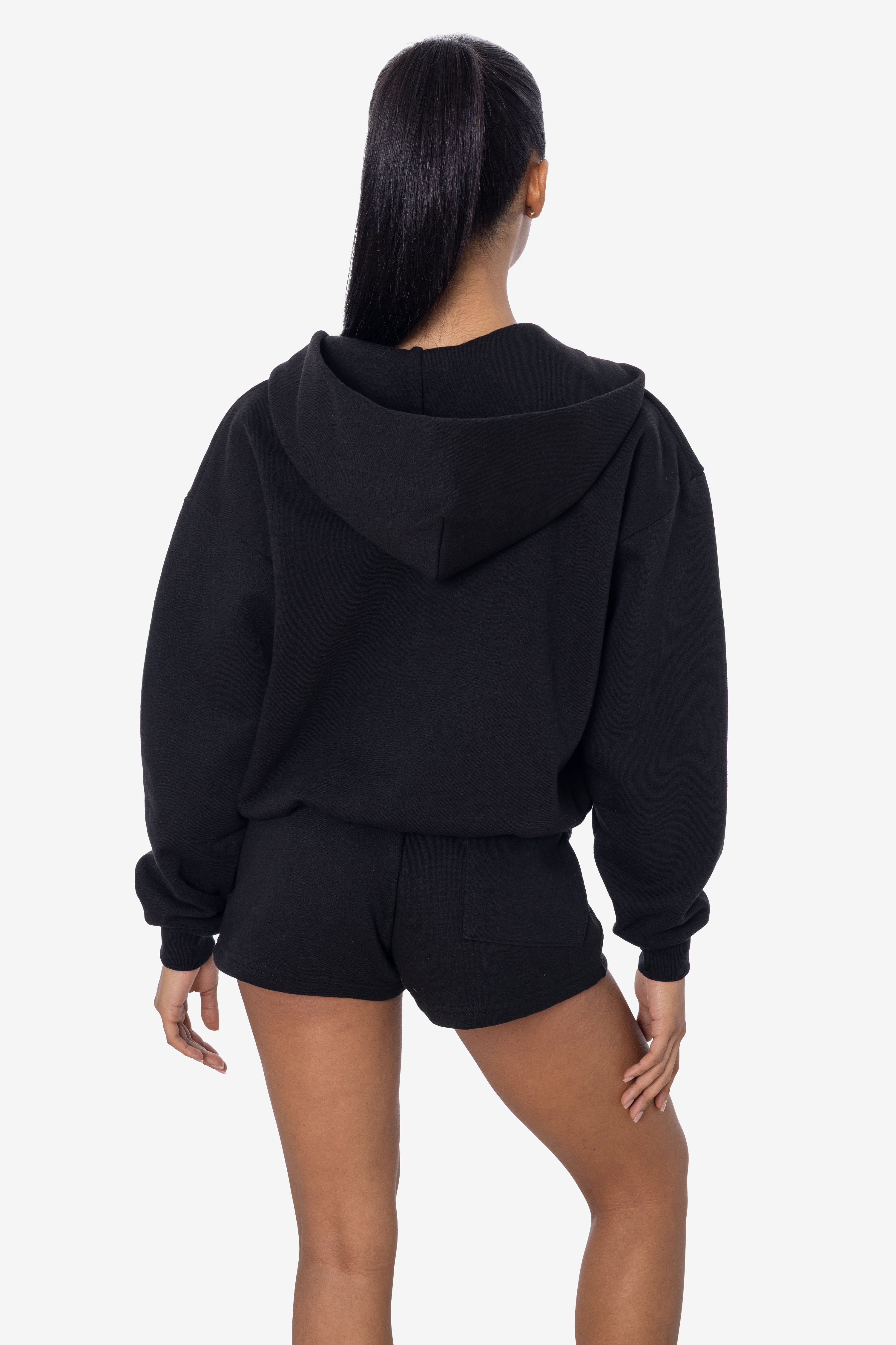 HF16 - Heavy Fleece Cropped Zip-Up Hoodie (Piece Dye) – Los