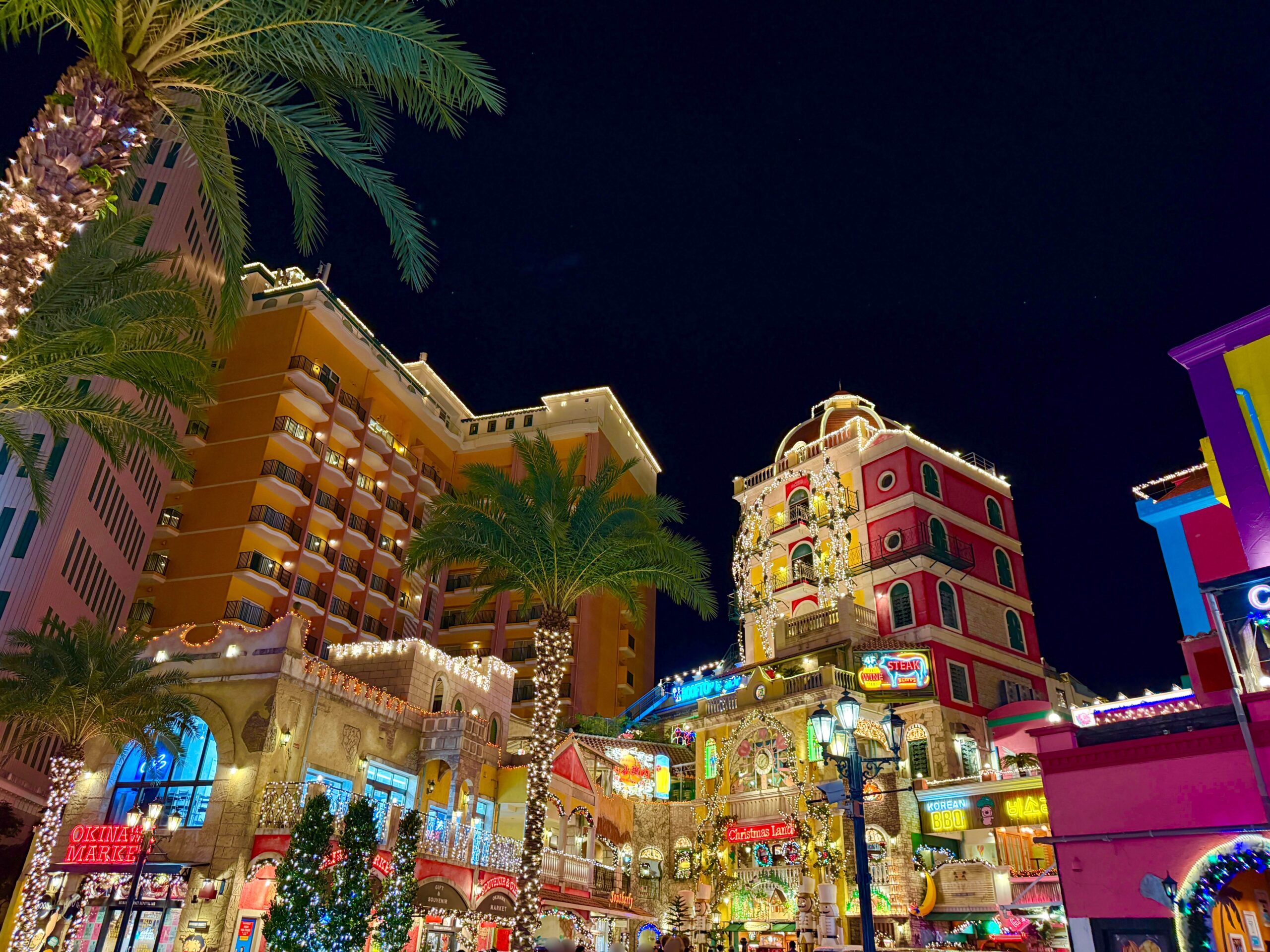 美浜アメリカンビレッジのイルミネーション(2025-2026)開催中 | 北谷日常