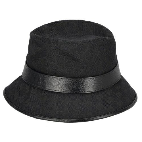 グッチ ハット メンズ ダブルG付き GGキャンバス バケットハット