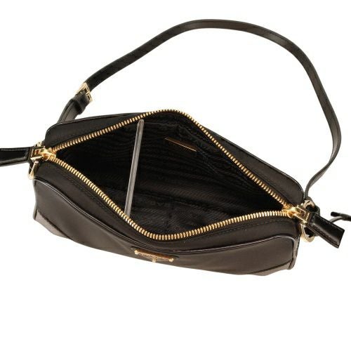 プラダ ショルダーバッグ レディース TESSUTO SPAZZOLATO ブラック