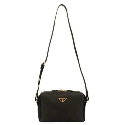 プラダ ショルダーバッグ レディース SOFT GRAIN ブラック PRADA