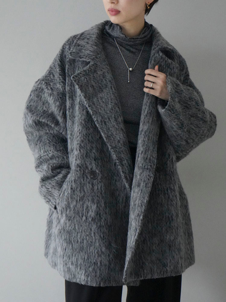 20%OFF]シャギーミドルコート/チャコール – Lumier